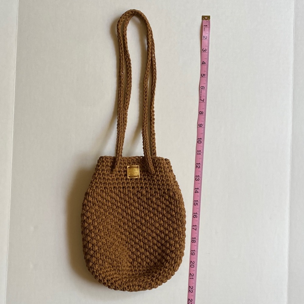 Handmade Crochet Shoulder Bag - Picture 3 of 8